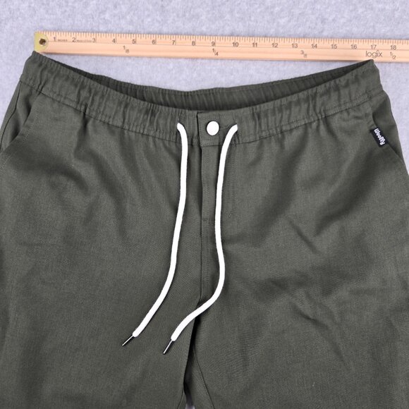 Woolly Longhaul Weekender Pants Men XL Green Drawstring Jogger Merino Wool Blend - Picture 6 of 12